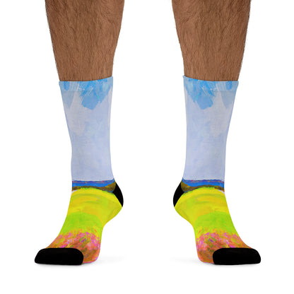 AI Golf Course II Socks