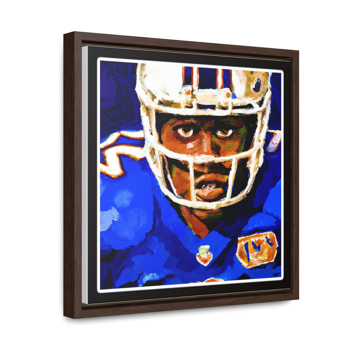 American Football Player Van Gogh Canvas