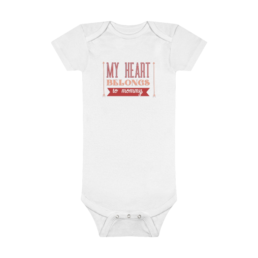 Belongs to Mommy Baby Short Sleeve Onesie