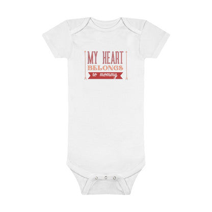 Belongs to Mommy Baby Short Sleeve Onesie