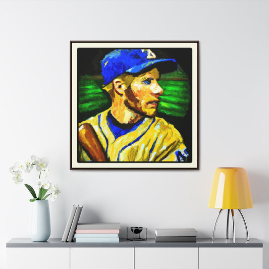 Baseball Player by Van Gogh Canvas