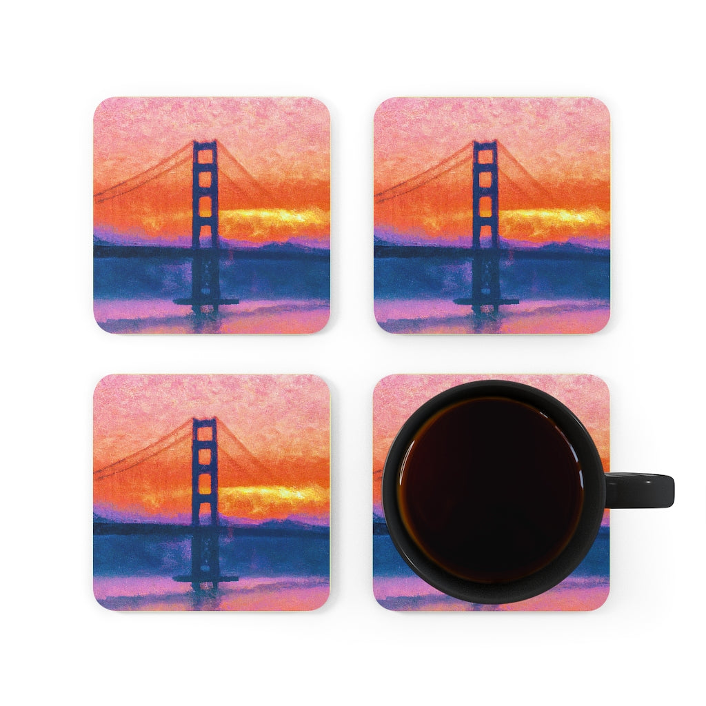 Monet by the Bay Coaster Set