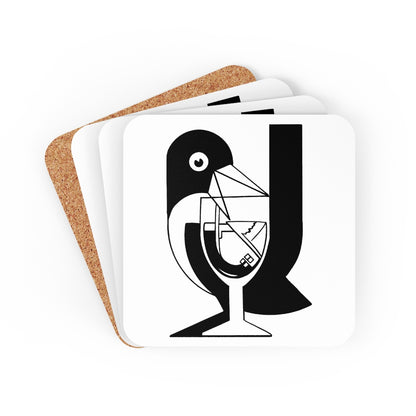 Thirsty Bird Coaster Set