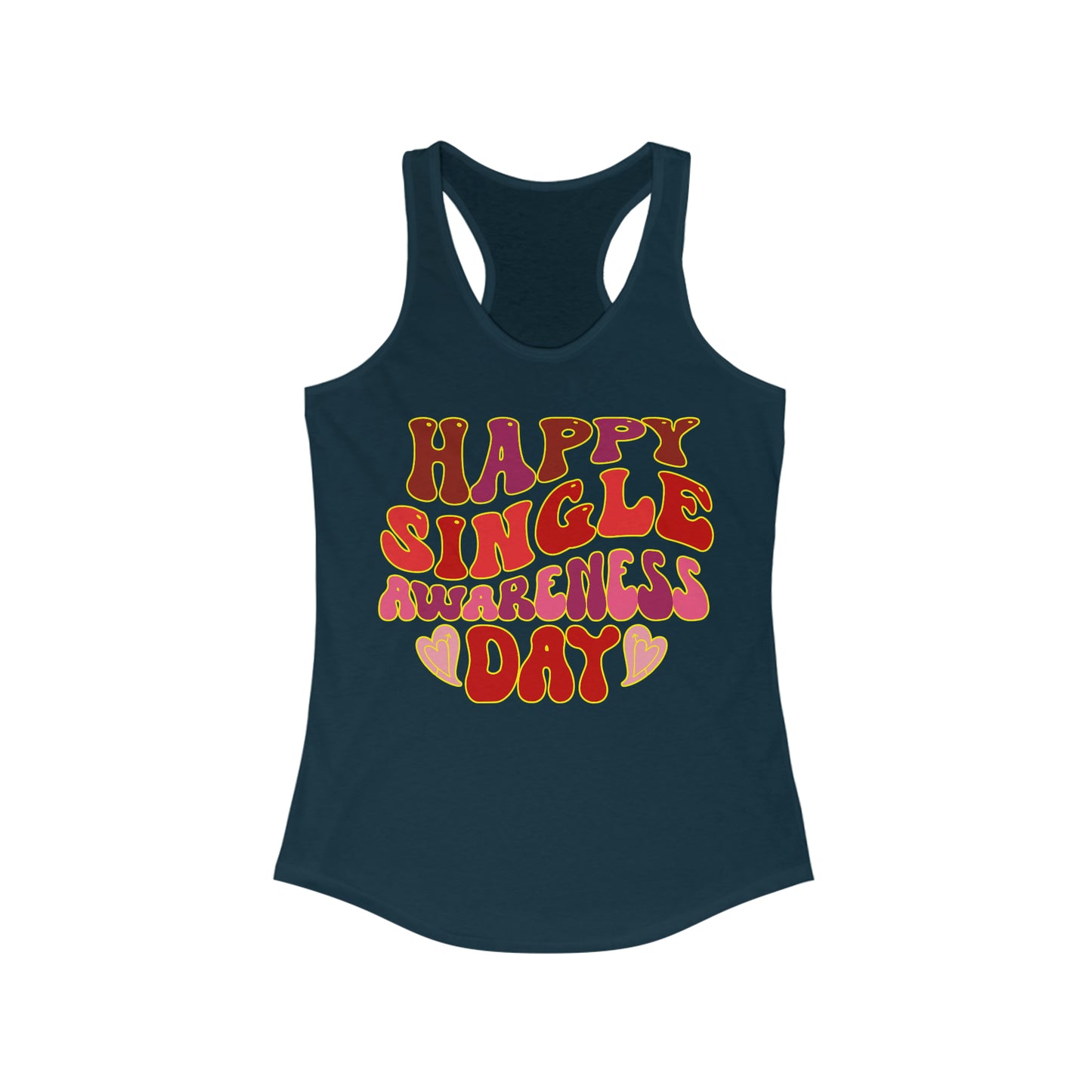 Single Awareness Day Racerback Tank