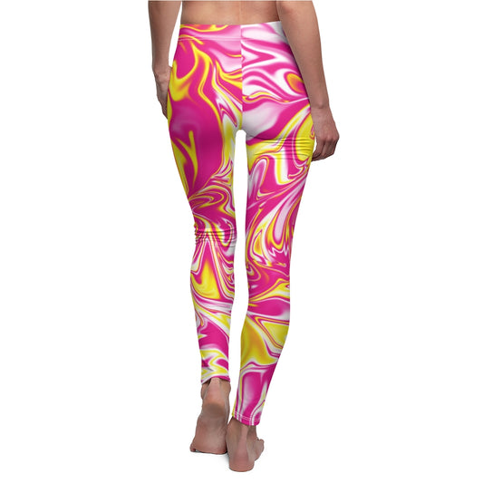 Pink/Yellow Leggings