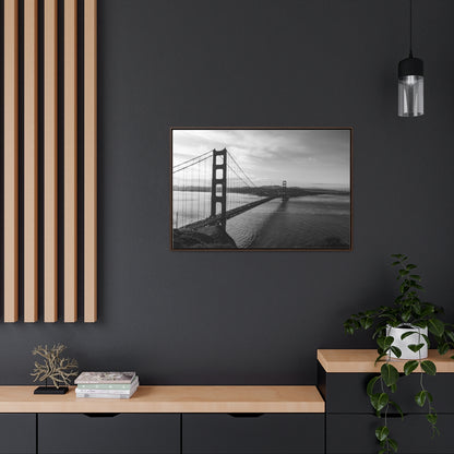 Arts by Dylan: Golden Gate Bridge in Black and White Canvas