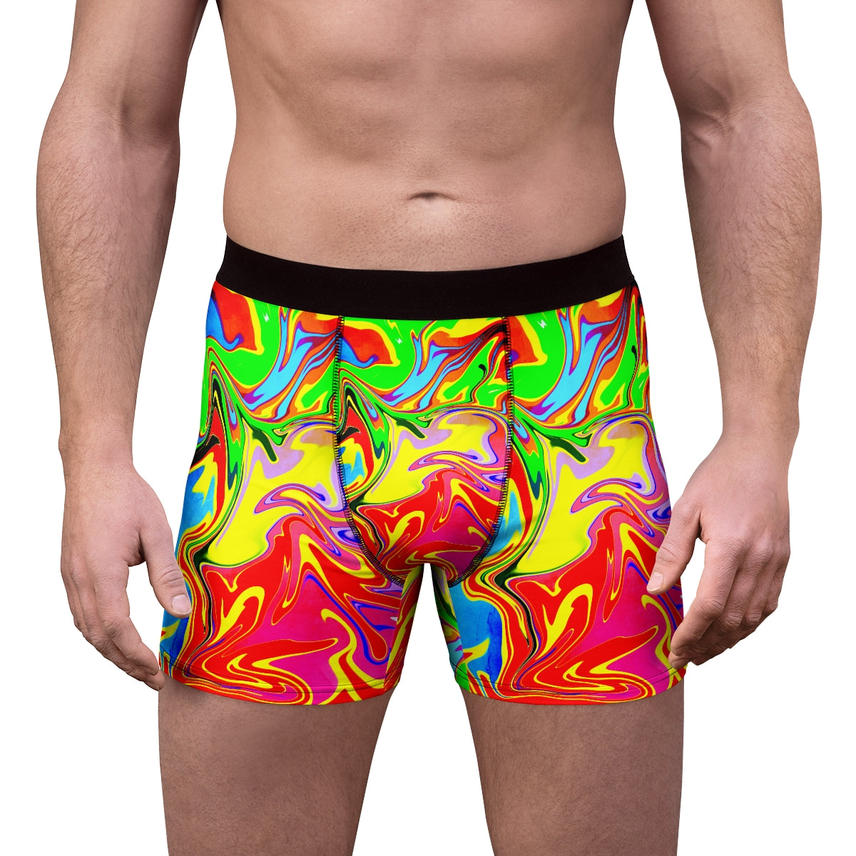 Tie Dye Men's Boxer Briefs