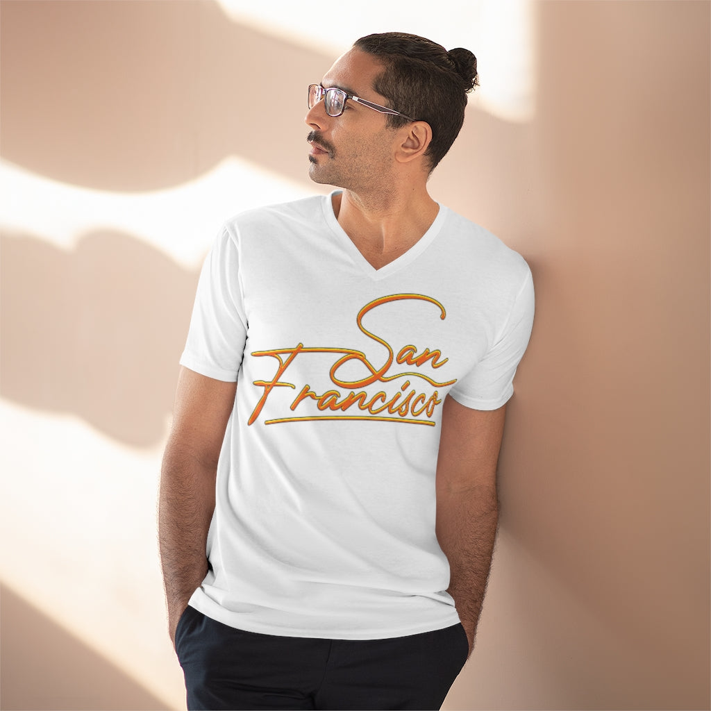 San Francisco Men's Lightweight V-Neck Tee