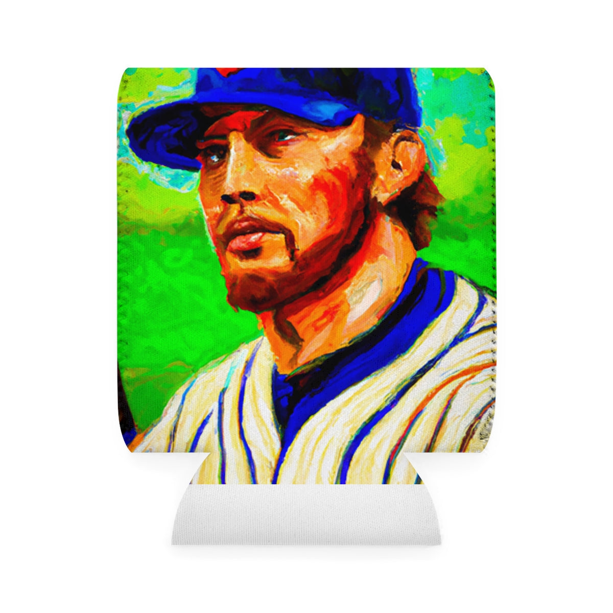 Baseball Player by Van Gogh Can Cooler Sleeve