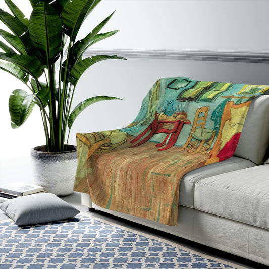 Van Gogh Velveteen Plush Blanket