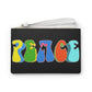 Peace and Love Clutch Bag