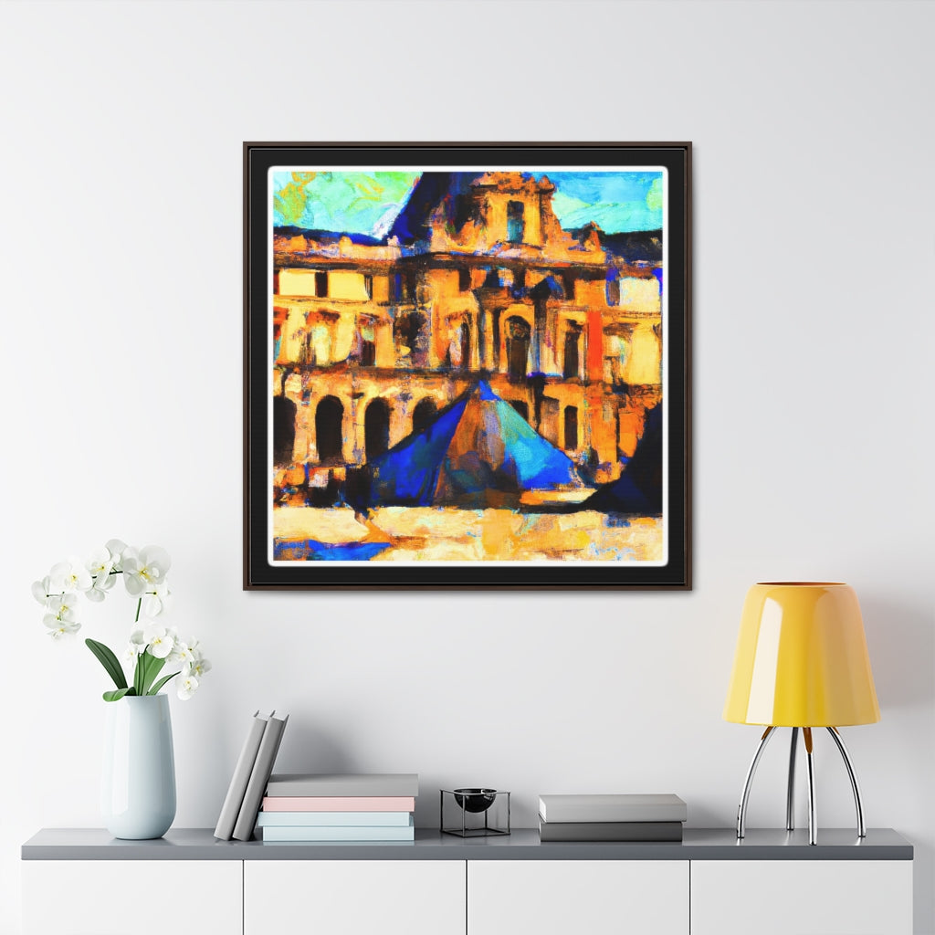 Impressionist Louvre Museum Canvas