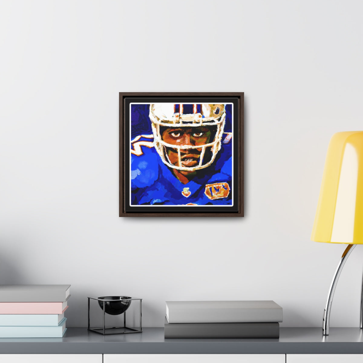 American Football Player Van Gogh Canvas