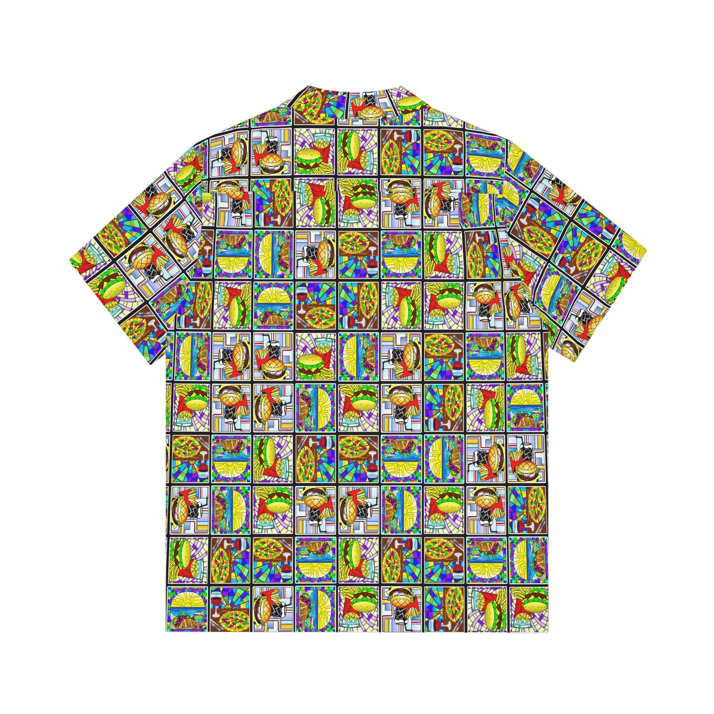 Stained Glass Men's Hawaiian Shirt