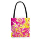 Pink/Yellow Tote Bag