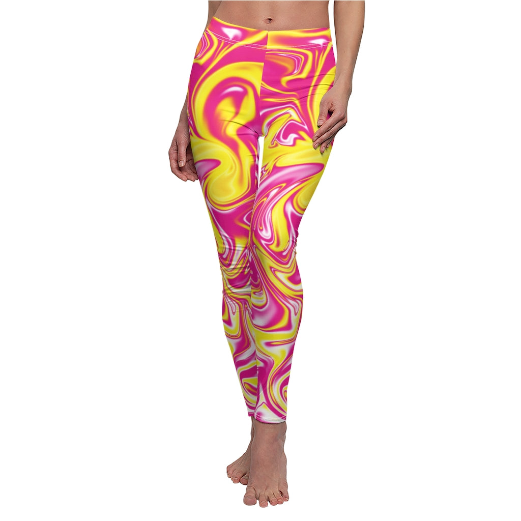 Pink/Yellow Leggings