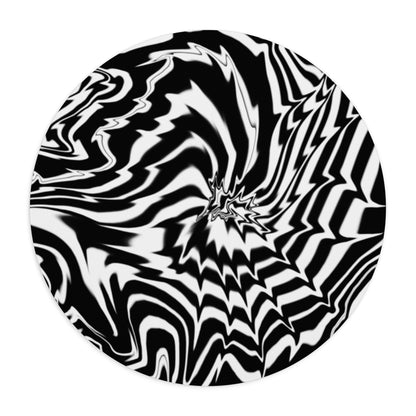 Black and White Mousepad