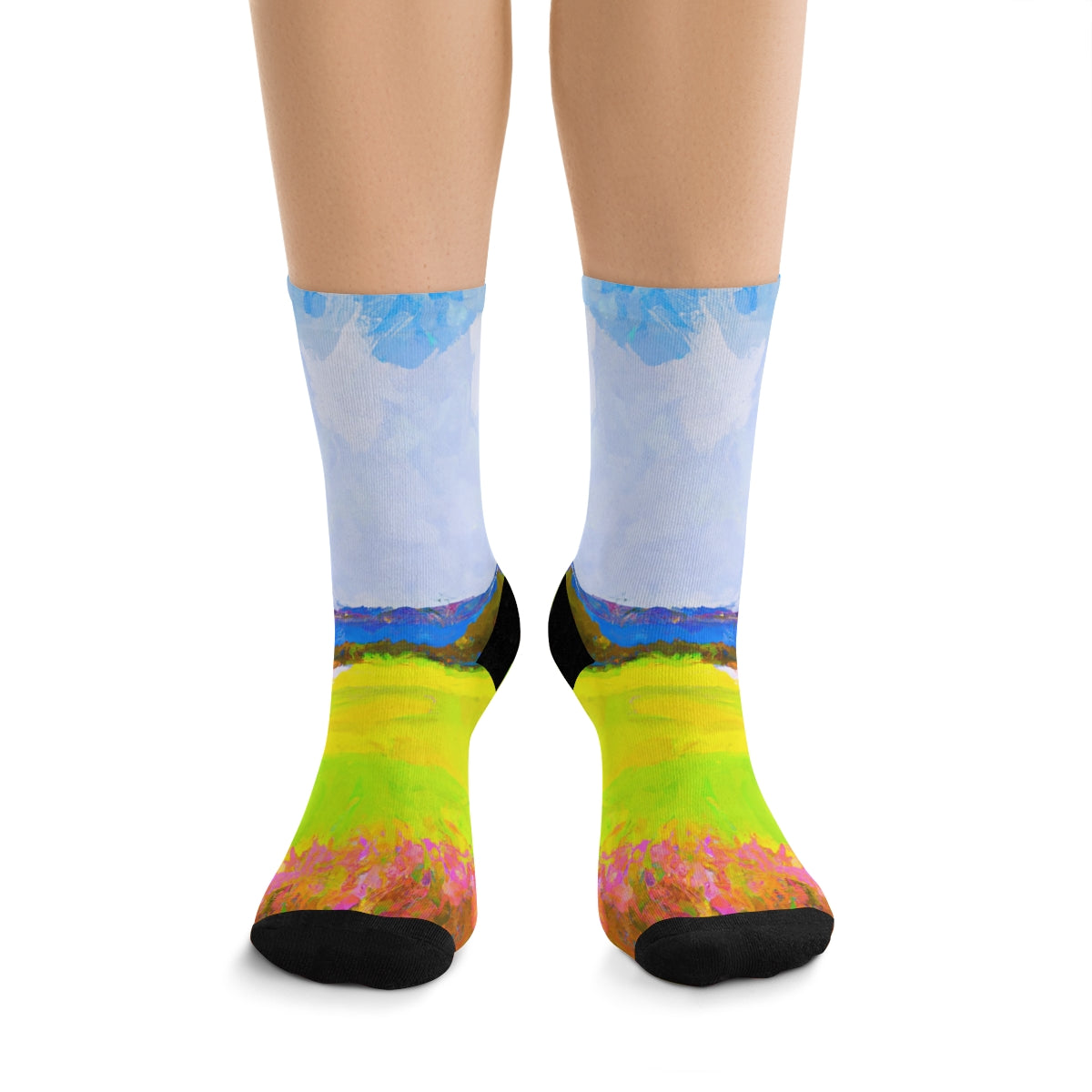 AI Golf Course II Socks