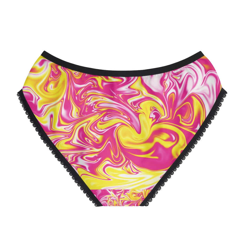 Pink/Yellow Women's Briefs