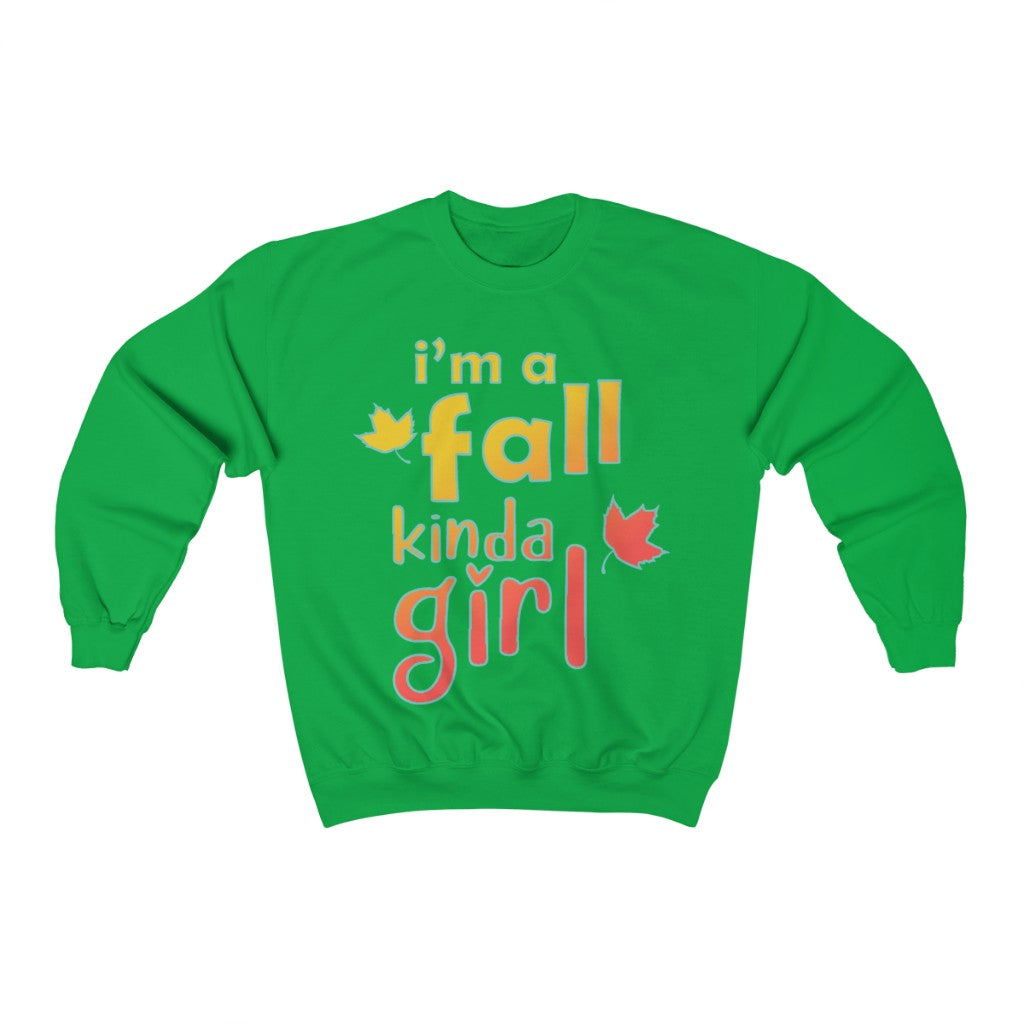 I'm a Fall kinda Girl Crewneck Sweatshirt