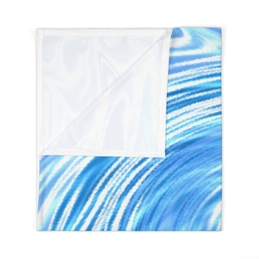 French Blues Baby Swaddle Blanket