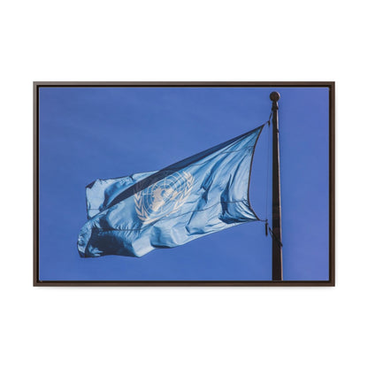 Arts by Dylan: UN Flag Canvas