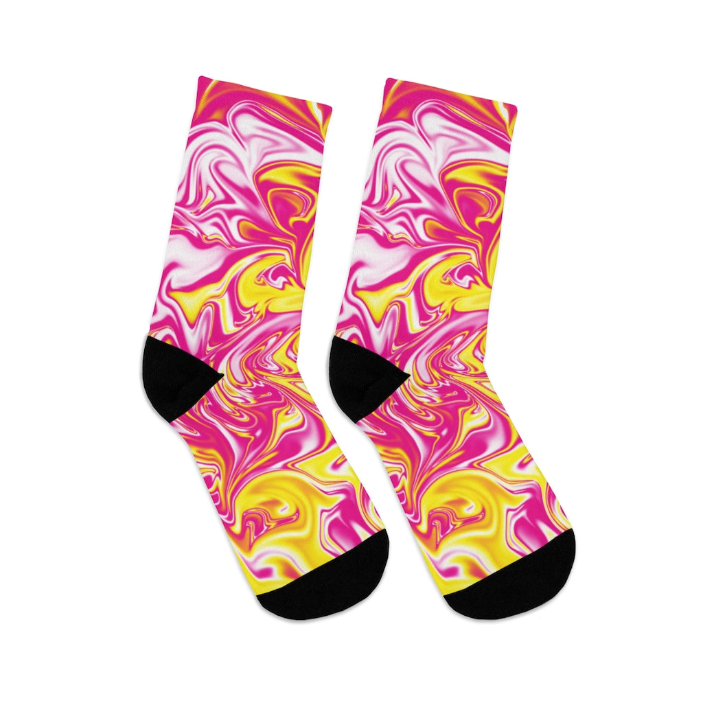 Pink/Yellow Socks