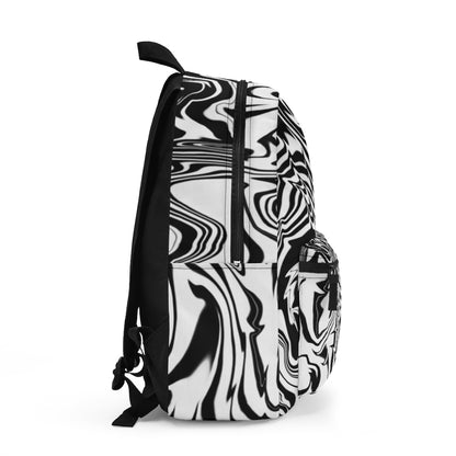 Black and white Backpack (Made in USA)