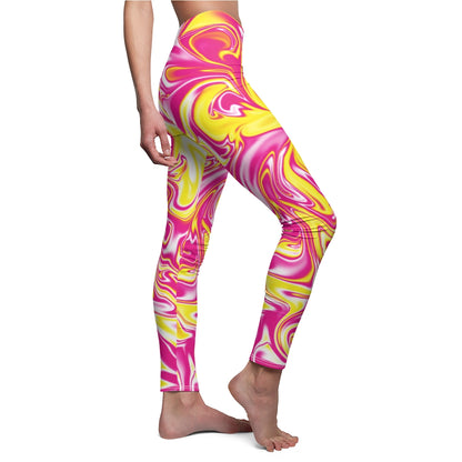 Pink/Yellow Leggings