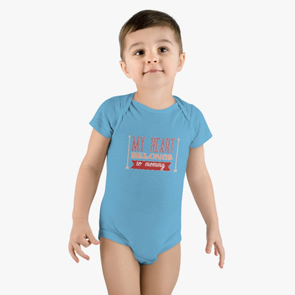 Belongs to Mommy Baby Short Sleeve Onesie