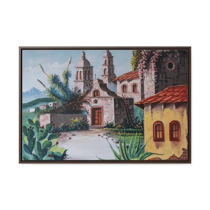 Mission style Church Canvas