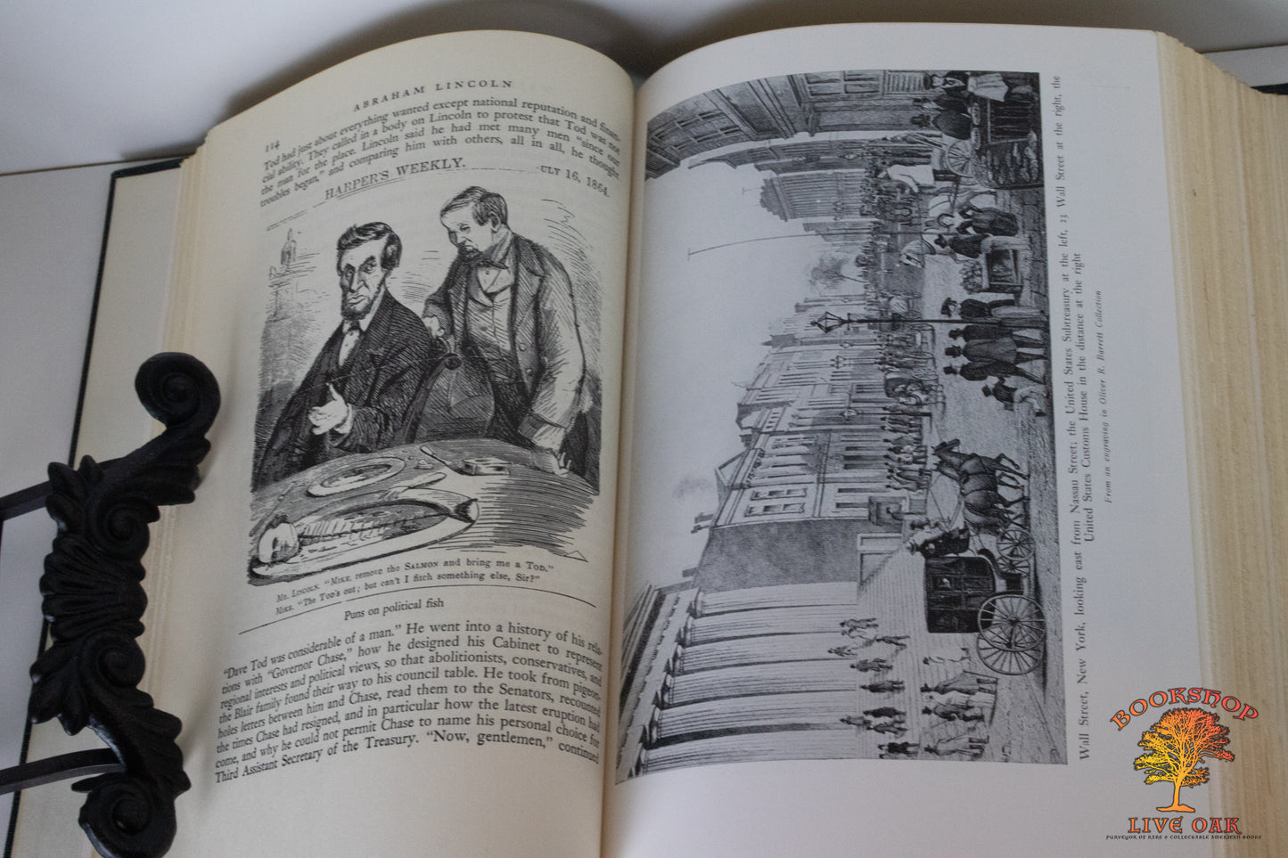 Complete Set : Abraham Lincoln The War Years Volumes I-4 Carl Sandburrg With 426 Half-tones of Photographs, and 244 cuts of Cartoons, Letters, Documents