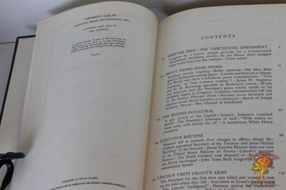 Complete Set : Abraham Lincoln The War Years Volumes I-4 Carl Sandburrg With 426 Half-tones of Photographs, and 244 cuts of Cartoons, Letters, Documents