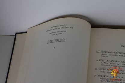 Complete Set : Abraham Lincoln The War Years Volumes I-4 Carl Sandburrg With 426 Half-tones of Photographs, and 244 cuts of Cartoons, Letters, Documents