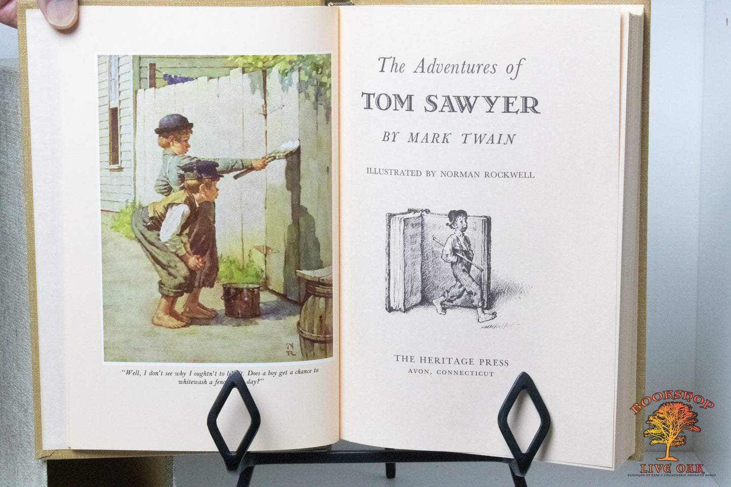 The Adventures of Tom Sawyer & The Adventures of Huckelberry Finn; Mark Twain Illustrated by Norman Rockwell