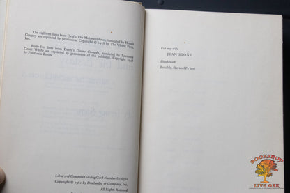 The Agony and Ectasy A Novel of Michelangelo; Irving Stone