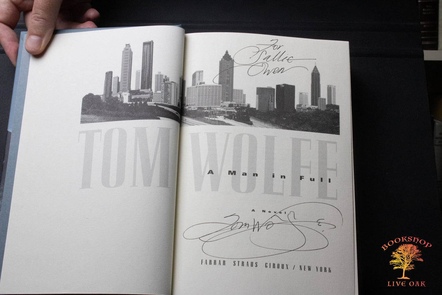 A Man in Full; Autographed by Tom Wolfe