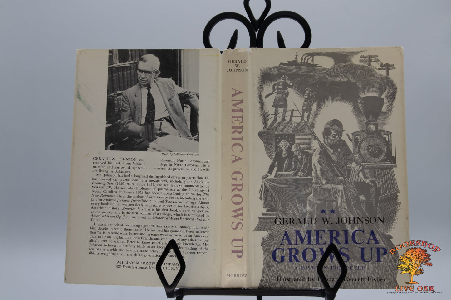 America Grows Up: A History for Peter; Gerald W. Johnson Illustrated by Leonard Everett Fisher