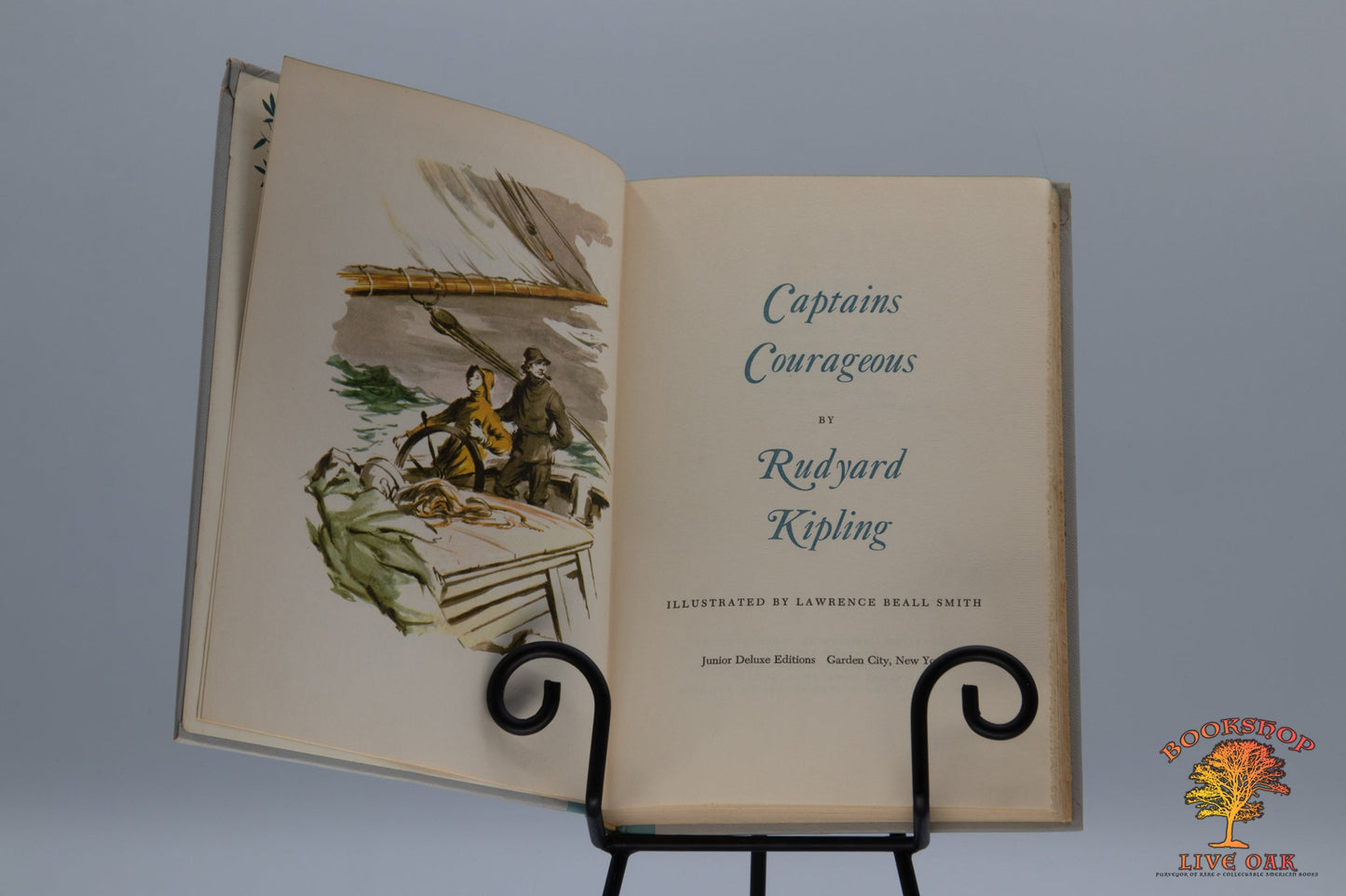 Captains Courageous; Rudyard Kipling Illustrated by Lawrence Beall Smith