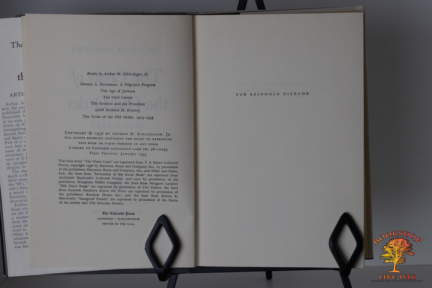 The Age of Roosevellt The Crisis of the Old Order 1919-1933 Arthur M. Schlesinger, Jr.