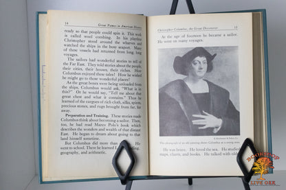 Great Names in American History Our Developing Civilization John G, Gilmartin Anna M Skehan Original Illustrations by A.K. Bilder and Herbert Joseph