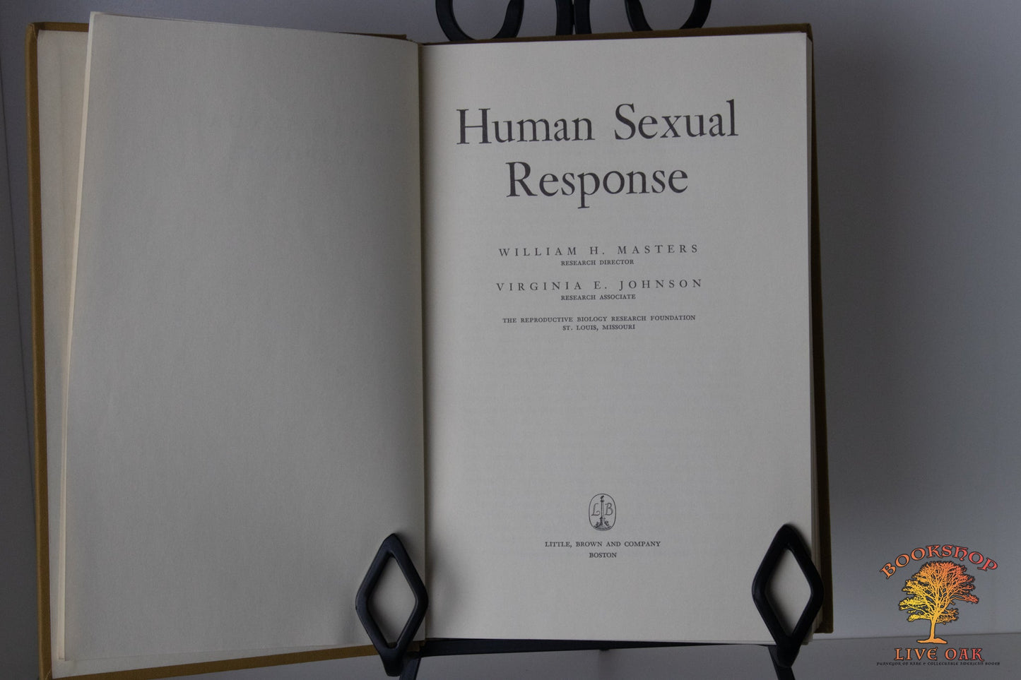 Human Sexual Response; William H. Masters and Virginia E. Johnson