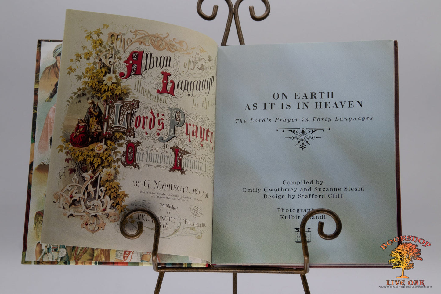 On Earth as it is in Heaven The Lord's Prayer in Forty Languages;	Compiled by Emily Gwathmey and Suzanne Slesin Design by Stafford Cliff Photography by Kulbir Thandi