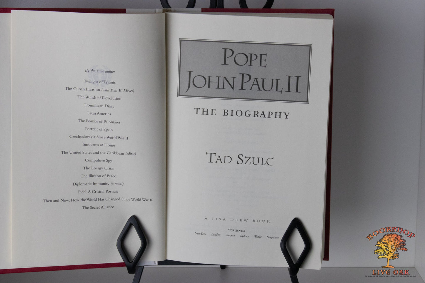 Pope John Paul II The Biography Tad Szulc