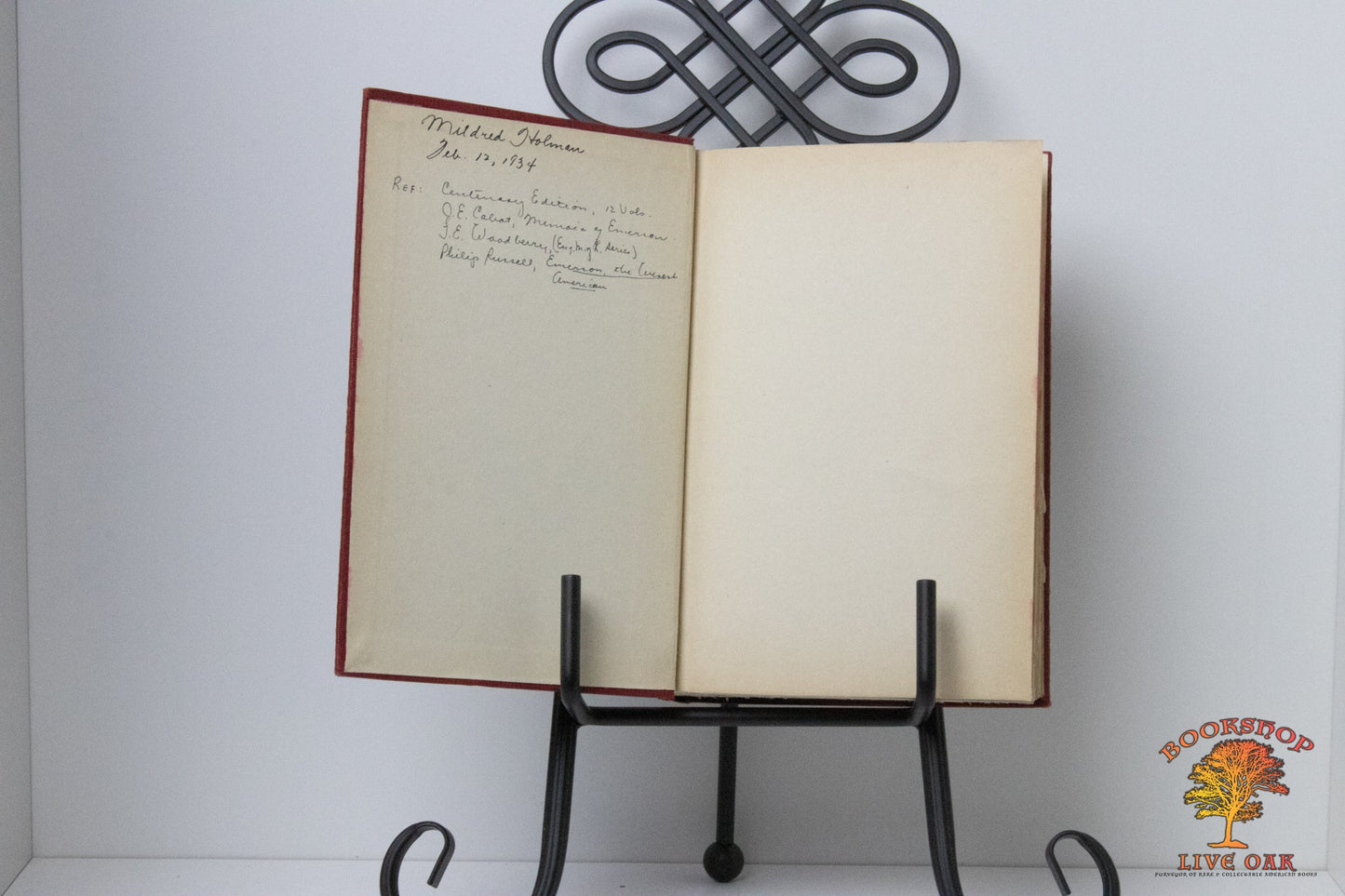 Selections from the Prose Works of Ralph Waldo Emerson Edited with Introduction and Notes by Bliss Perry Professor of English Literature Harvard University