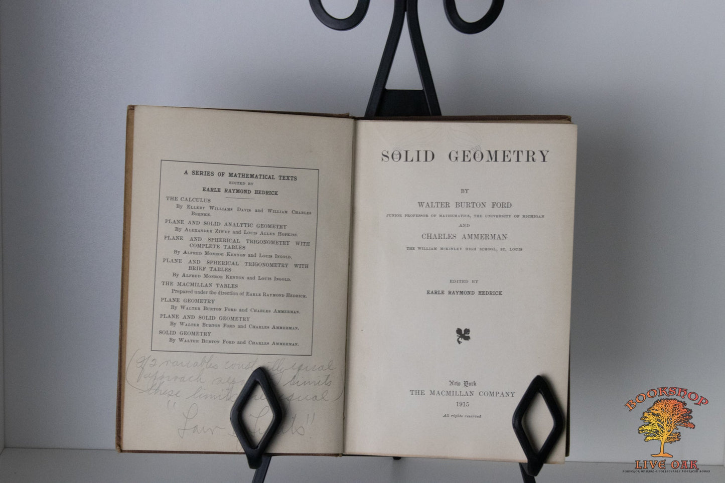 Solid Geometry Walter Burton Ford and Charles Ammerman