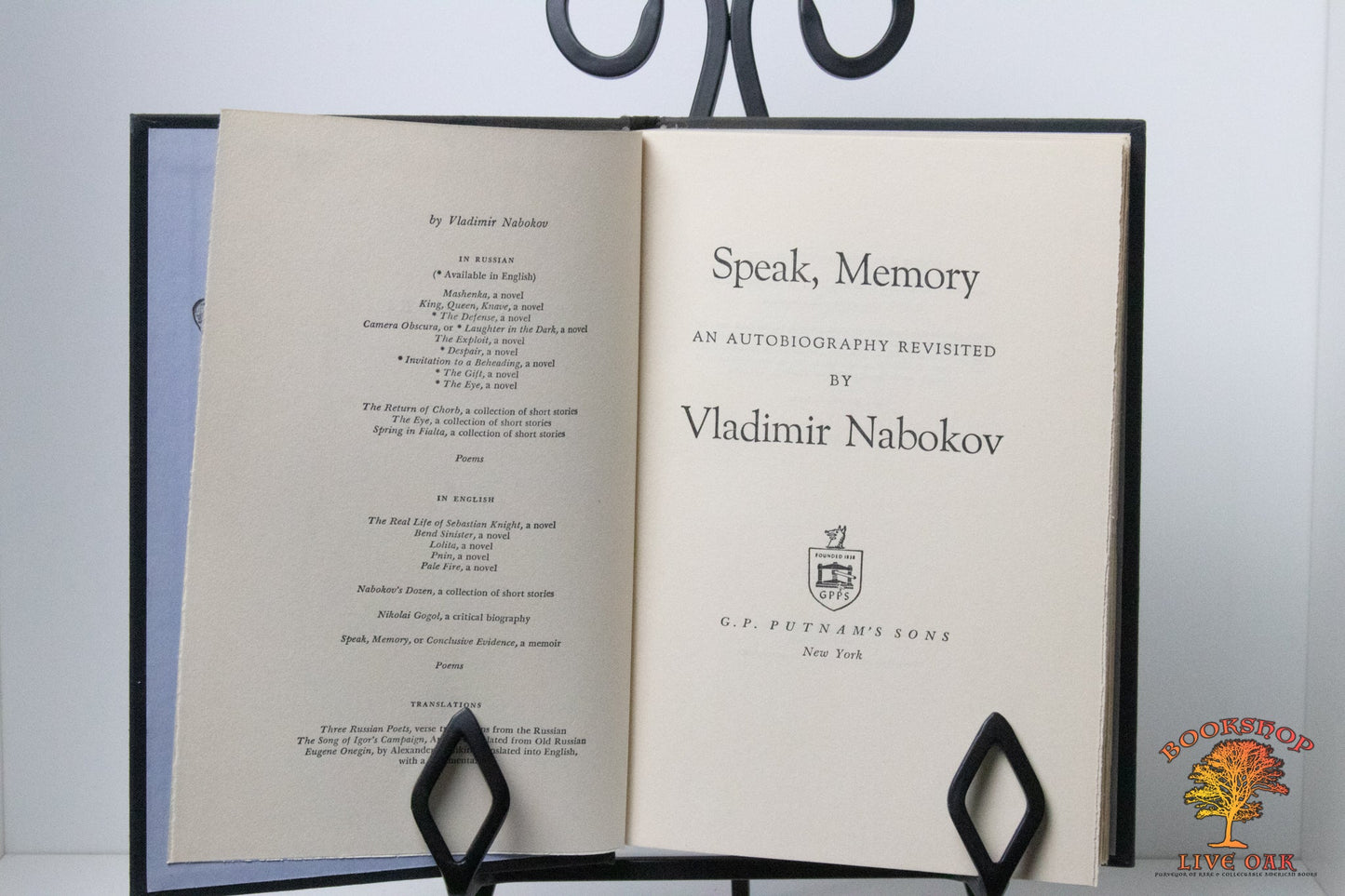 Speak, Memory An Autobiography Revisited By Vladimir Nabokov; Vladimir Nabokov