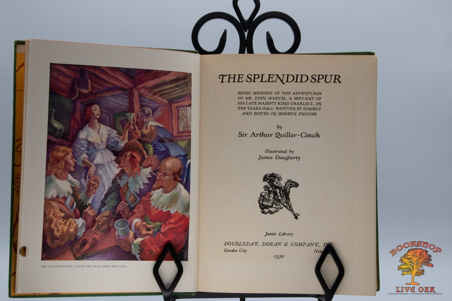 The Splendid Spur; Sir Arthur Qiller-Couch illustrated by James Daugherty