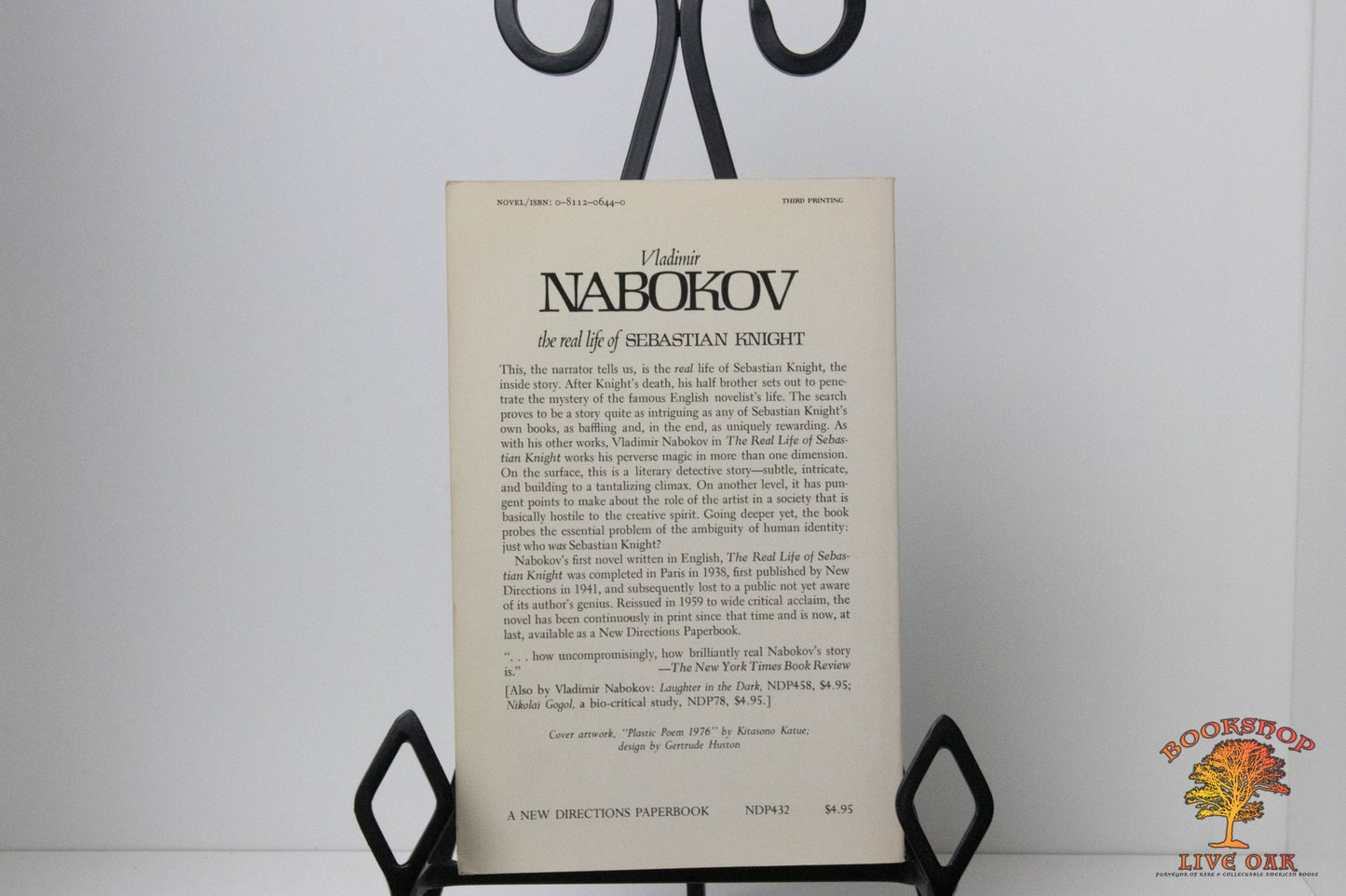 The Real Life of Sebastian Knight; Vladimir Nabokov