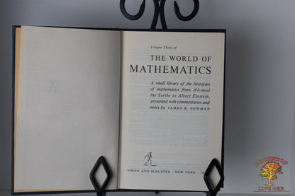 Complete Set Volumes One , Two, Three, and Four of The World of Mathematics A small library of the literature of mathematics from A'h-mose the Scribe to Albert Einstein, presented witrh commentaries and notes by James R. Newman